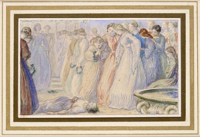 Iphis e Anassarete da John Everett Millais